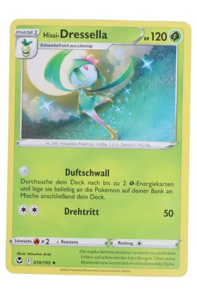POKéMON Sammelkarte Hisui-Dressella Grün Deutsch