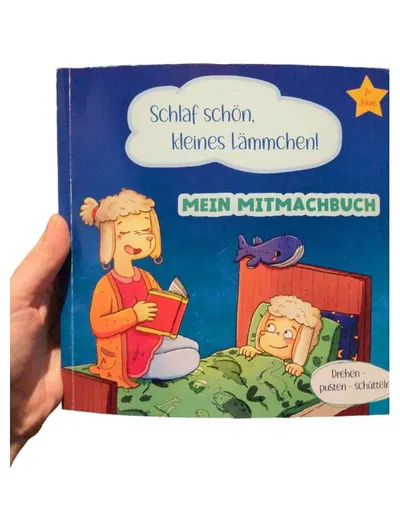 Lingen Verlag Schlaf schön, kleines Lämmchen! Mein Mitmachbuch Kinderbuch