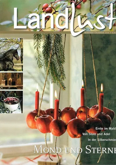 Landlust Zeitschrift November, Dezember 2016 Mond und Sterne Natur Deko Basteln