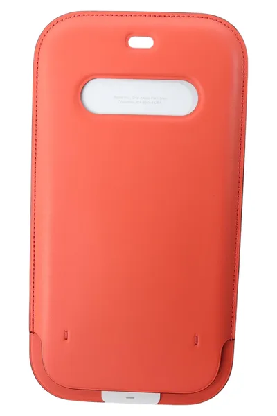 Apple Handy Schutzhülle iPhone 13 Pro Max Orange Modern Leder Case
