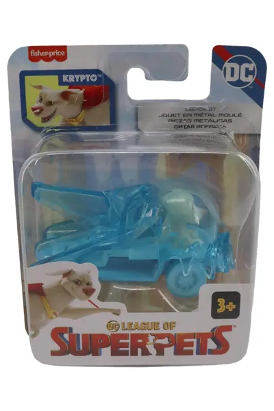 Fisher-Price DC League of Super-Pets Krypto Actionfigur Hund Blau Spielzeug