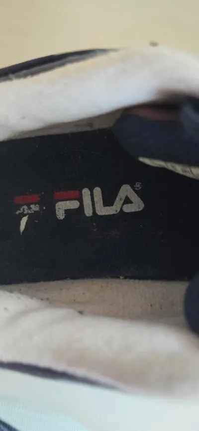 FILA Damen Sneaker Low Retro Canvas Blau Weiß Gr. 39,5 Freizeitschuh