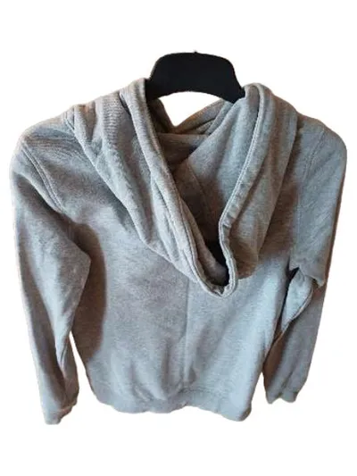 Chiemsee Hoodie Kapuzenpullover Kinder Gr. XS Grau Logo Sportlich