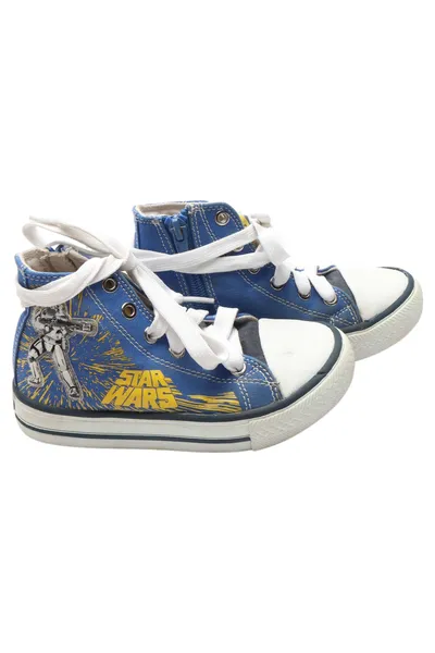 STAR WARS Kinder Sneaker low Gr. 27 Blau Stormtrooper Turnschuhe Freizeitschuhe