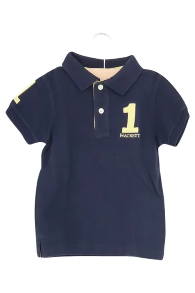 HACKETT LONDON Kinder Poloshirt Gr. 92 Blau Klassisch Sportlich