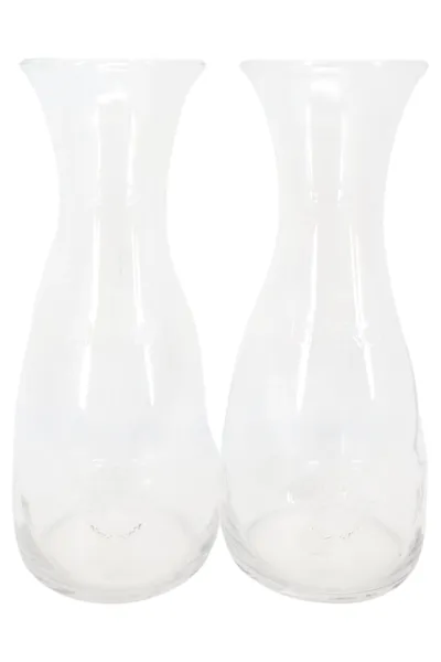 AMAZON Karaffe Glas 1 Liter Transparent Modern Minimalistisch Wasserkaraffe Krug