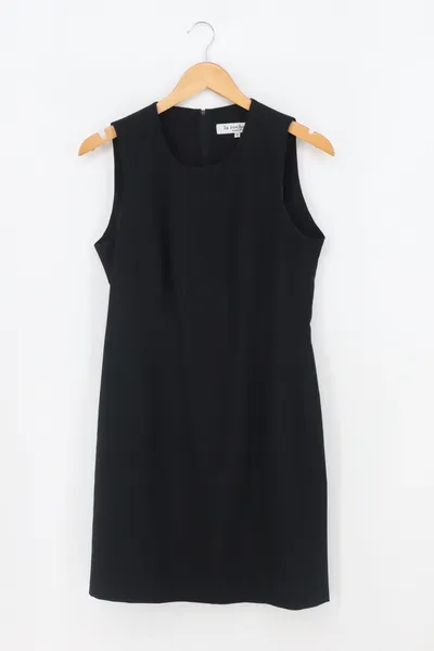 LA ROCHELLE Businesskleid Damen Gr. 38 Schwarz Elegant Etuikleid
