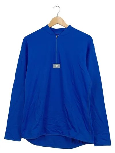 TAO Technical Wear Herren Sport Shirt Langarm Blau Gr. XL Laufshirt