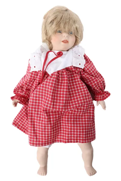 swiss dolls Glorex Künstlerpuppe Mädchenpuppe Rot Klassisch Vintage