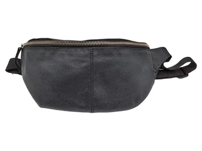 ASOS Gürteltasche Damen Schwarz Kunstleder Mittel Urban Freizeit Hip Bag