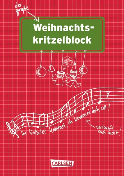 Weihnachtskritzelblock von Antje Haubner Carlsen Kinderbuch Advent Kreativität