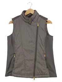 Daily Sports Damen Steppweste Gr. 36/S Grau Fischgrät Outdoor Golf 1