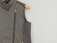 Daily Sports Damen Steppweste Gr. 36/S Grau Fischgrät Outdoor Golf 3