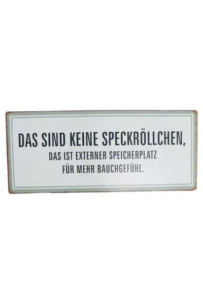 DEKO Blechschild Retro Vintage Spruch Küche Humor Metallschild