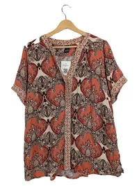 ADIA Fashion Damen Bluse Gr. 42/44 Mehrfarbig Paisley Bohemian 1