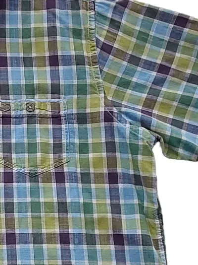 Engbers Herren Freizeithemd Kurzarm Kariert Baumwolle Mehrfarbig Gr. 52/XL