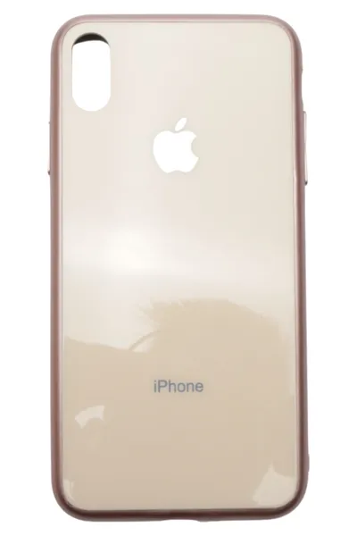 Apple iPhone Schutzhülle Elegant Beige Handyhülle Case Cover Logo
