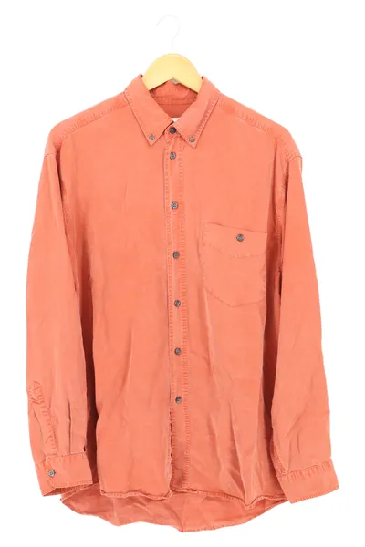 Jacques Lorant Freizeithemd Herren Gr. 40/S Orange Casual Klassisch