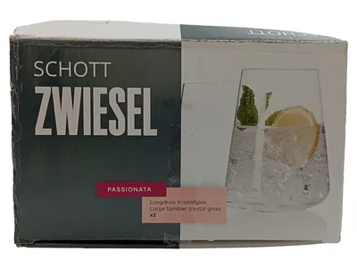 SCHOTT ZWIESEL Passionata Longdrinkglas Cocktailglas 2er Set 460ml Transparent