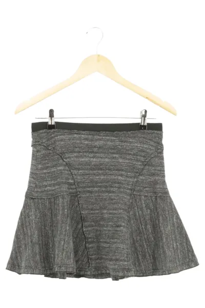 0039 ITALY Damen Minirock Grau Meliert Gr. 38;M Casual