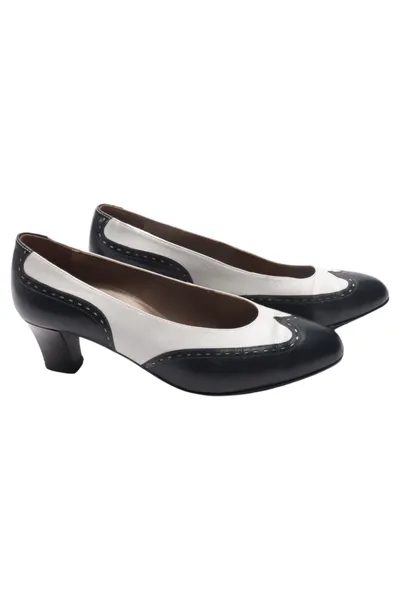 DORNDORF GINA Damen Pumps Gr. 37 Mehrfarbig Schwarz Weiß Elegant Klassisch