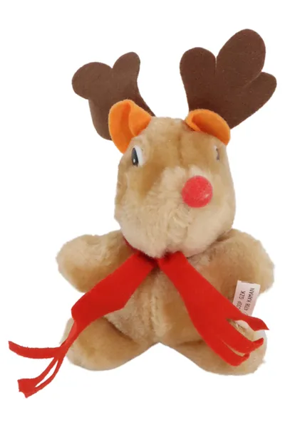 COOP Kuscheltier Elch Rentier Plüschtier Weihnachtlich Braun 16cm