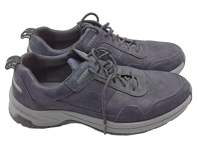 Gabor Pius Herren Schnürschuhe Leder Blau Gr. 44 UK 9.5 Casual 1