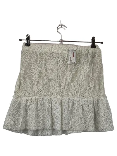 Joe's Jeans Damen Minirock Spitze Weiß Rüschen Gr. S/36