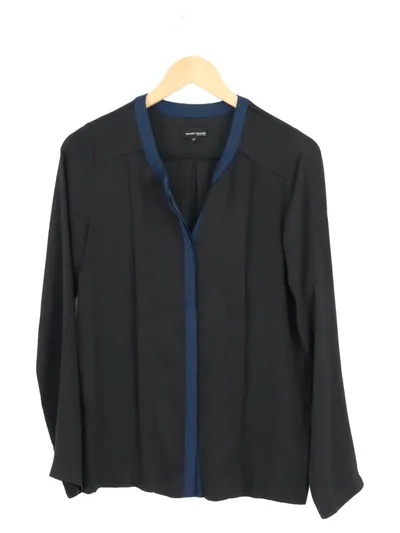 MARGIT BRANDT Bluse Damen Gr. 34/XS Schwarz Elegant Business