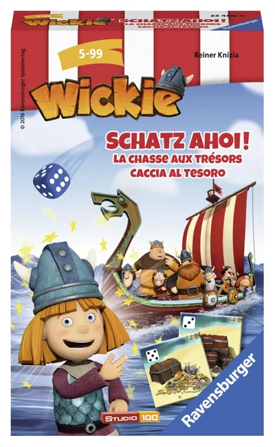 Wickie Schatz Ahoi! Brettspiel Reiner Knizia Ravensburger Kinderspiel