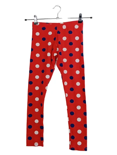 Primigi Mädchen Leggings Rot Gepunktet Gr. 128 Baumwolle