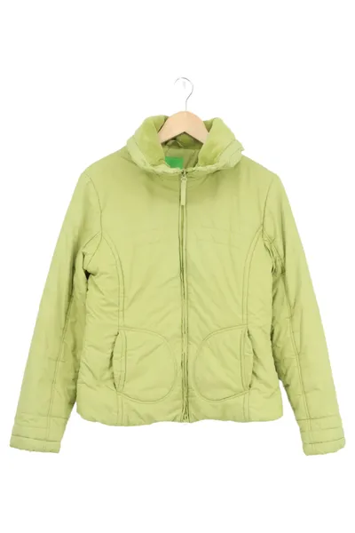 2 BAMBOO Damen Steppjacke Gr. 38/M Grün Urban Casual Modisch