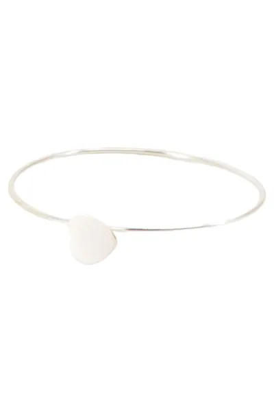 PILGRIM Damen Armband Silber Herz Elegant Minimalistisch Schmuck