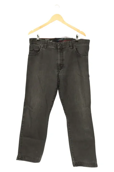 ALBERTO Herren Jeans Straight Leg Schwarz W32/48/M Casual Baumwolle