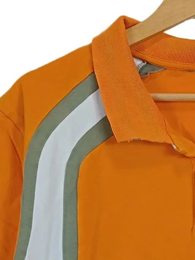 BOGNER Herren Poloshirt Gr. 54 Orange Sportlich Kurzarm