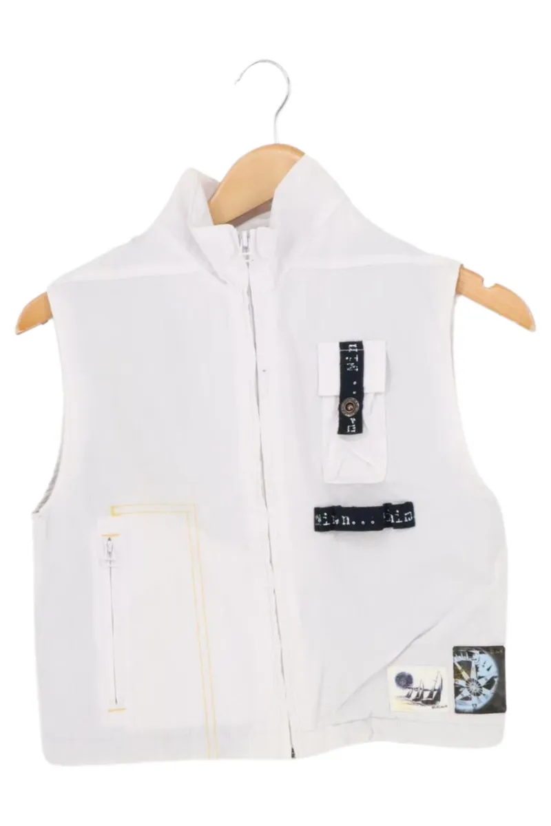 NEW MAN Damen Leichte Weste Gr. 36/S Weiß Casual Urban Modern 1