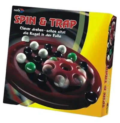Noris Spin & Trap Geschicklichkeitsspiel Kugelspiel Kinder Familienspiel