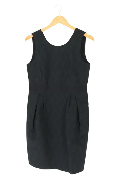 COMPTOIR DES COTONNIERS Damen Etuikleid Gr. 36/S Schwarz Business Strukturmuster
