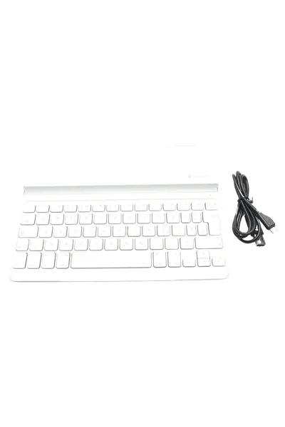LOGITECH Ultrathin Keyboard Cover Tablet Tastatur Bluetooth für iPad Weiß