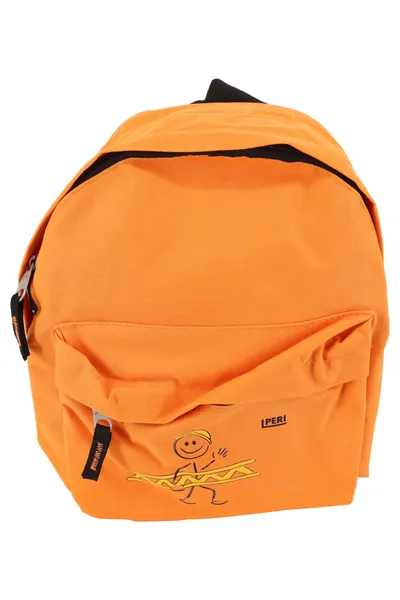 PERI Schulrucksack Kinder Orange Casual Praktisch Polyester 29x25 cm
