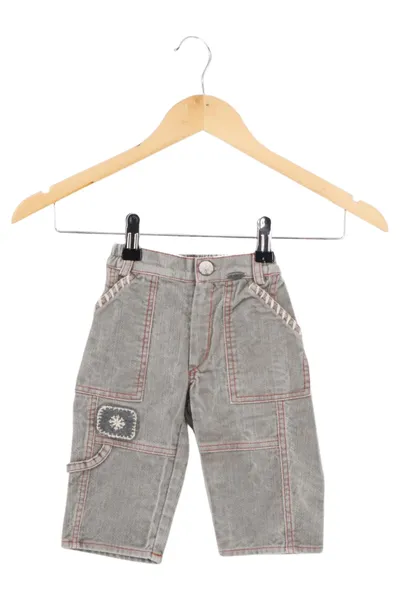 GIESSWEIN Kinder Shorts Gr. 68 Grau Casual Baumwolle
