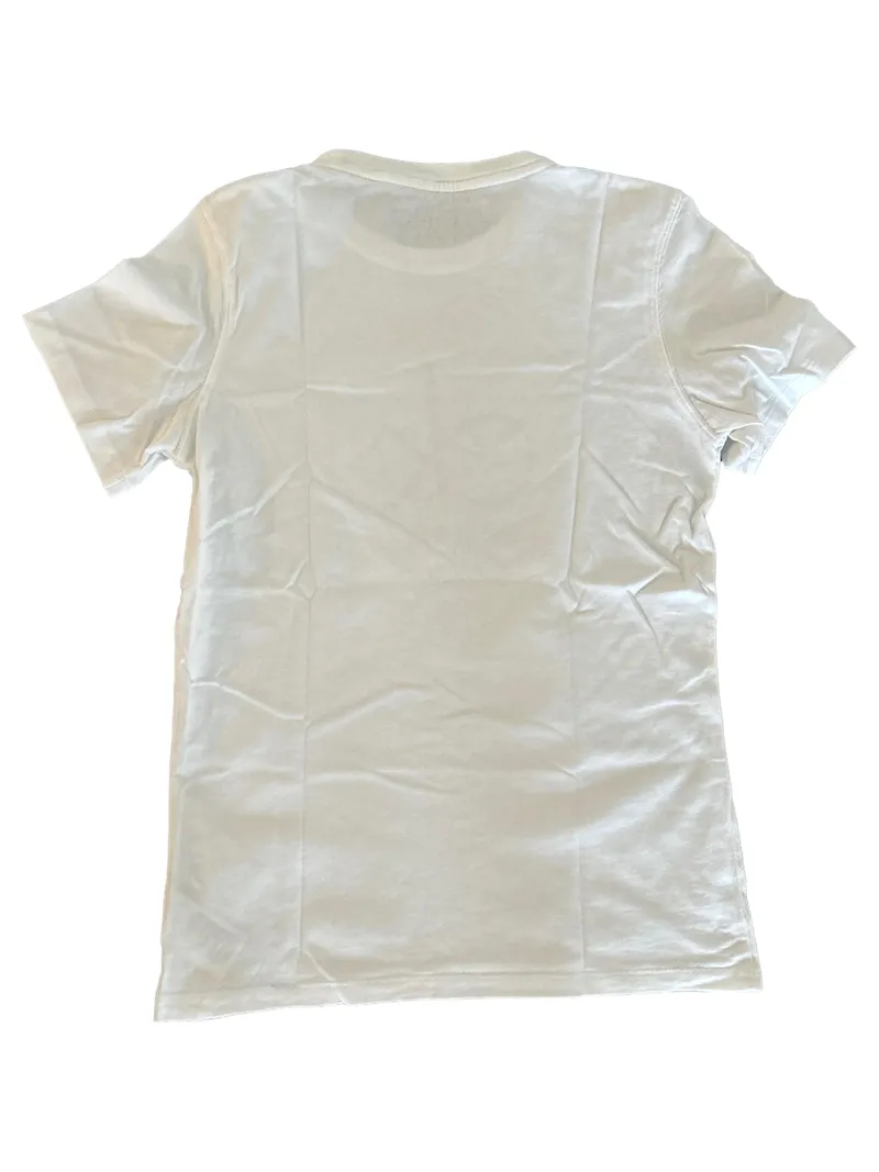 Calvin Klein Kinder T-Shirt Weiß Logo-Print Gr. 152/164 Baumwolle 2