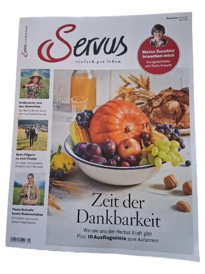 Servus Magazin einfach gut leben September 09, 2023 Zeit der Dankbarkeit