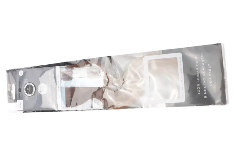 BALMAIN Tape Extensions Haarteil 25cm Braun 100% Echthaar Damen 2 Stück 1