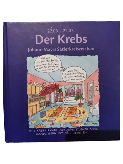 Johann Mayr Der Krebs Humorbuch Satire Sternzeichen Hardcover