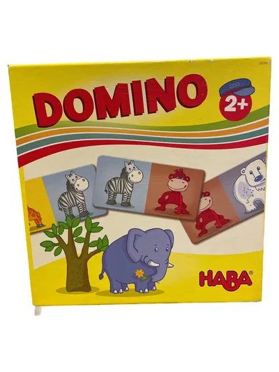 HABA Domino Zootiere Tier Domino Spiel für Kinder ab 2 Jahre