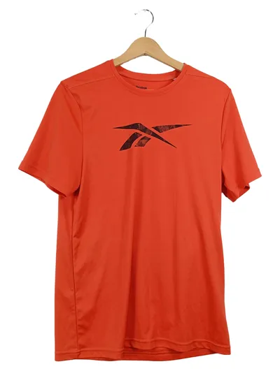 Reebok Herren Sport T-Shirt Orange Gr. 48/M Polyester