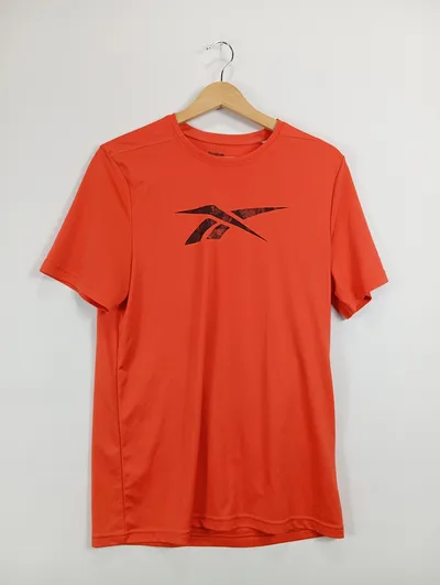 Reebok Herren Sport T-Shirt Orange Gr. 48/M Polyester