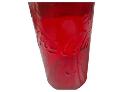 Coca-Cola Glas Rot McDonald's Logo Fan Becher 14cm