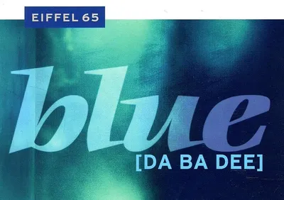 Eiffel 65 Blue (Da Ba Dee) CD Single Dance Hit Elektronische Musik